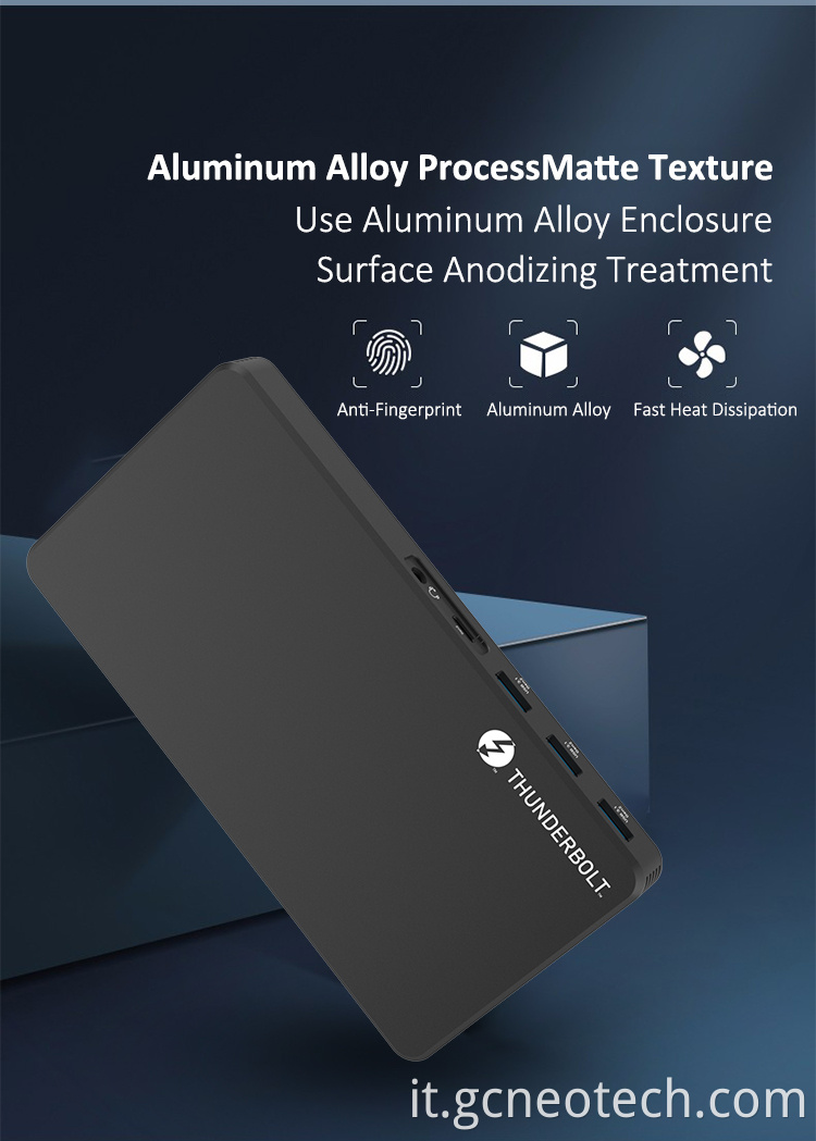 Stazione docking Thunderbolt 3 Alloy Thunderbolt 3 Docking Station